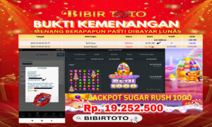 BIBIRTOTO – JP SUGAR RUSH 1000 Rp. 19.252.500
