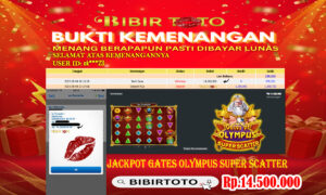 BIBIRTOTO – JP PAUS SUPER SCATTER RP. 14.500.000
